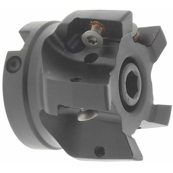 Kennametal 2" Cut Dia, 3/4" Arbor Hole Dia, 3.0346" Max Depth, Indexable Square-Shoulder Face Mill - 6366565