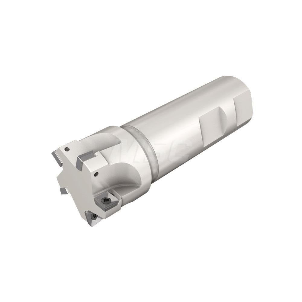 Millstar Indexable Square-Shoulder End Mill: AEMN25-3-L240, 25 mm Cut Dia, 20 mm Dia Cylindrical Shank - AEMN253L240