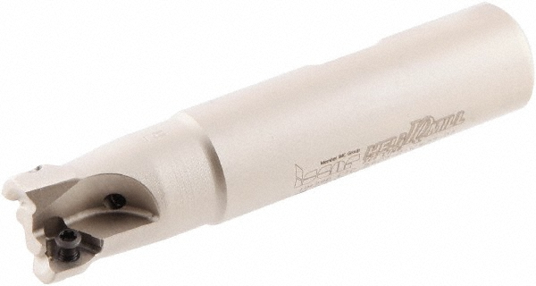 Iscar Indexable Square-Shoulder End Mill: HM390ETCD.625-2W625-07, 5/8" Cut Dia, 0.2" Max Depth of Cut, 5/8" Dia Weldon Flat Shank - 3106936