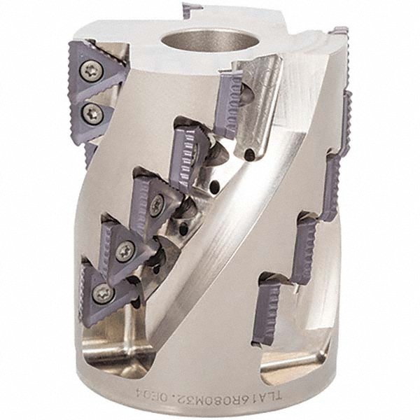 Tungaloy 2-1/2" Cut Dia, 1" Arbor Hole Dia, 2.402" Max Depth, Indexable Square-Shoulder Face Mill - 6735572