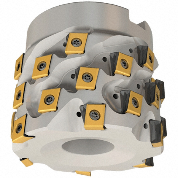 Iscar 50mm Cut Dia, 22mm Arbor Hole Dia, 36mm Max Depth, Indexable Square-Shoulder Face Mill - 3110782