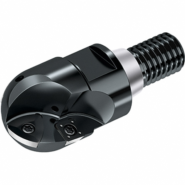 Walter Indexable Ball Nose End Mill: 1.969" Cut Dia, Steel, 3.228" OAL - 5001042