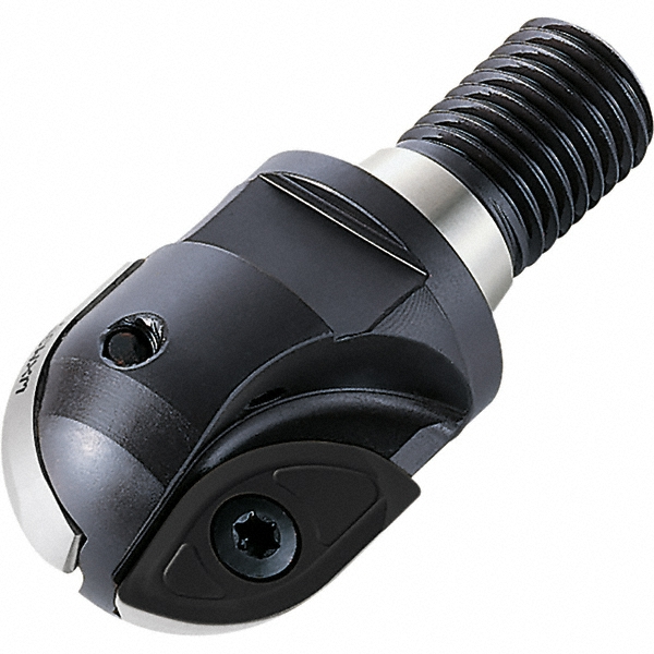 Walter Indexable Ball Nose End Mill: 1.969" Cut Dia, Steel, 3.228" OAL - 5001042