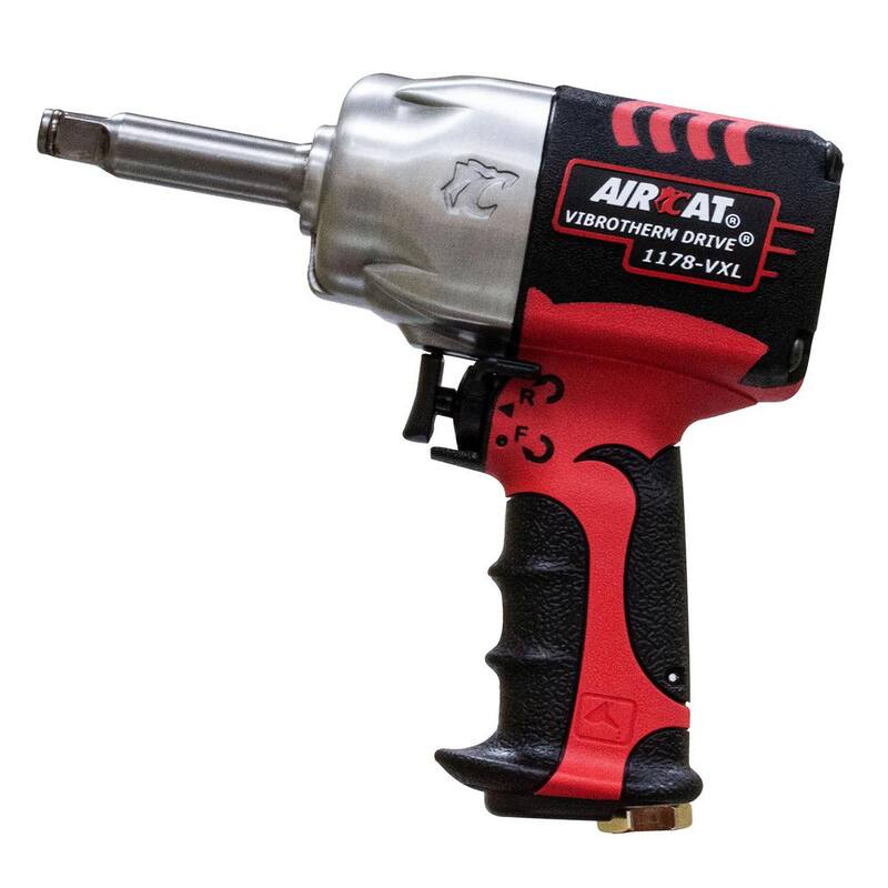 AIRCAT 1/2 in. Vibrotherm Drive Composite Impact Wrench with 2 in. Extended Anvil - 1178-VXL-2