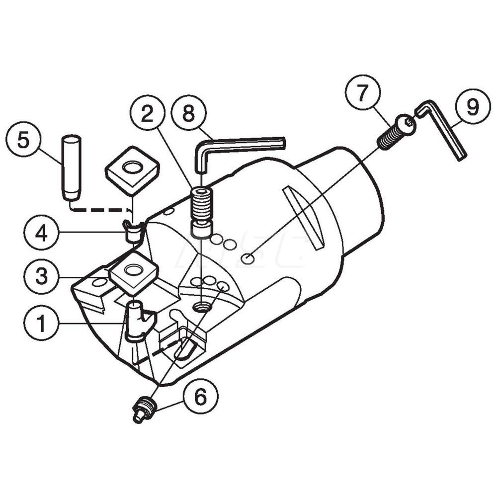 Sandvik Coromant Indexable Turning Toolholder: C5-TB-CN12CN12-075 - 6224927