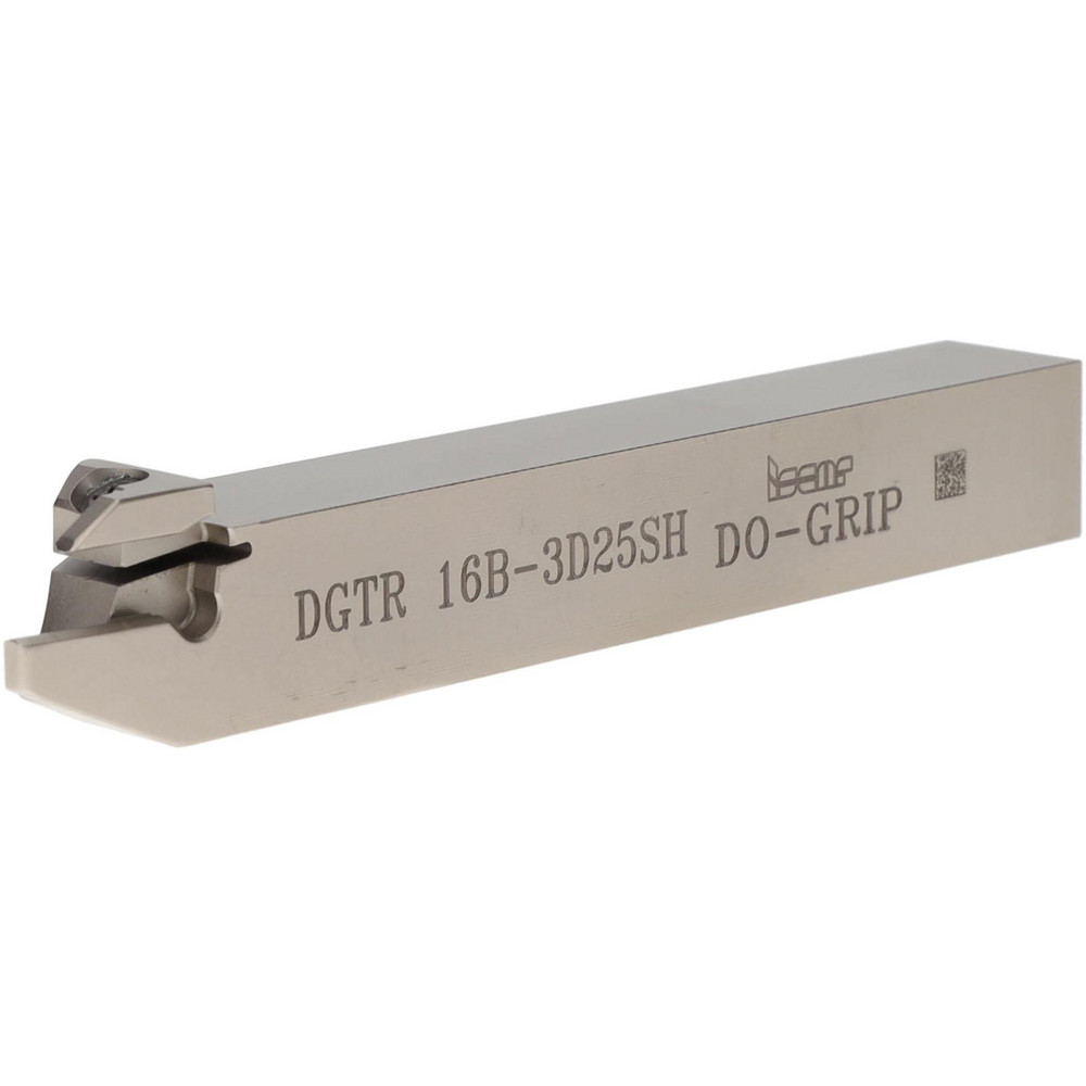 Iscar Indexable Grooving-Cutoff Toolholder: DGTR20BC3D40, 3 to 3.18 mm Groove Width, 20 mm Max Depth of Cut, Right Hand - 2301771