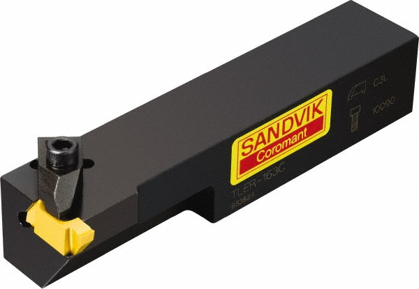 Sandvik Coromant Indexable Grooving Toolholder: TLSR103D-S, Internal or External, Right Hand - 5753615