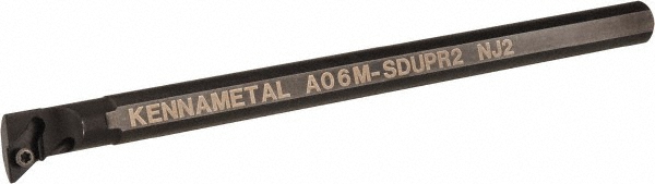 Kennametal Indexable Boring Bar: A16TSDUPR3, 33.02 mm Min Bore, Right Hand, 25.40 mm Shank Dia, -3 deg Lead, Steel - 1094697