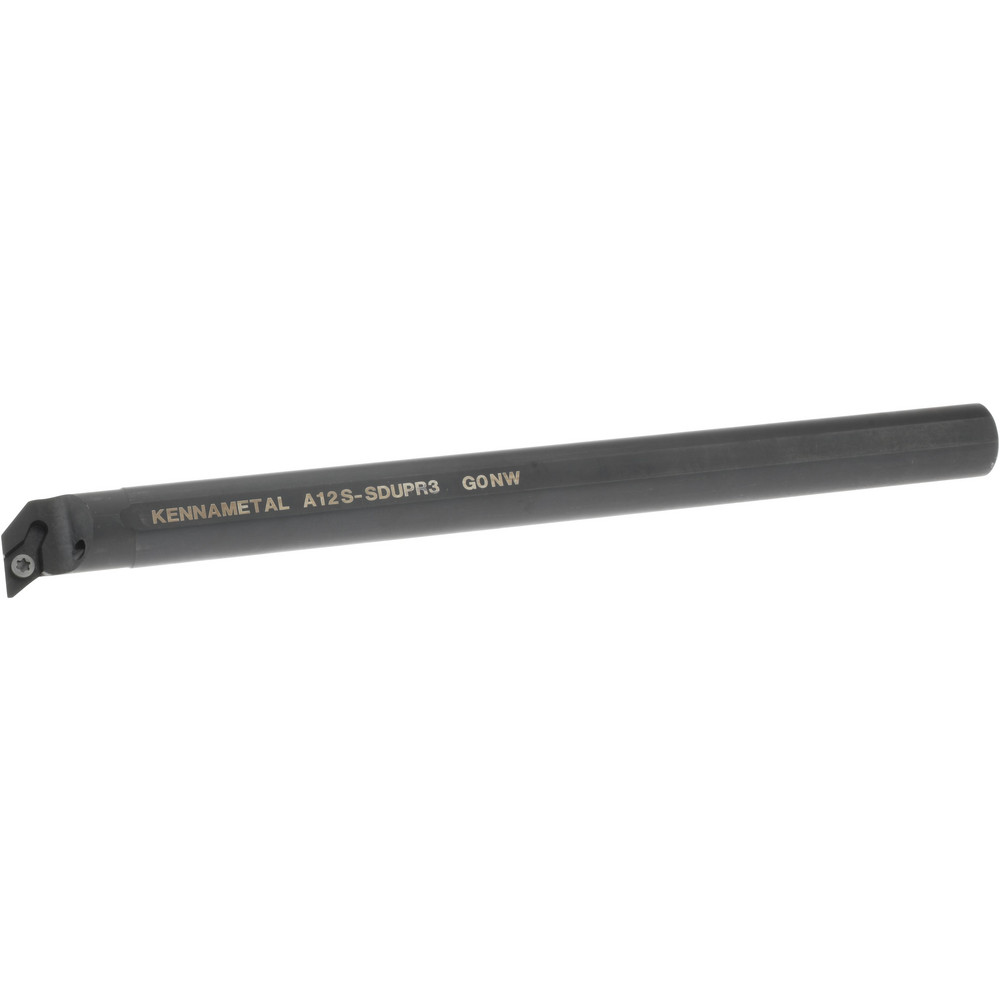 Kennametal Indexable Boring Bar: A16TSDUPR3, 33.02 mm Min Bore, Right Hand, 25.40 mm Shank Dia, -3 deg Lead, Steel - 1094697
