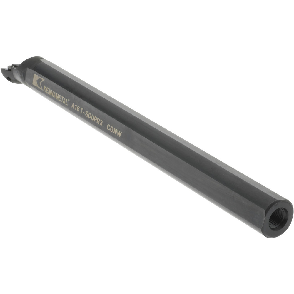 Kennametal Indexable Boring Bar: A16TSDUPR3, 33.02 mm Min Bore, Right Hand, 25.40 mm Shank Dia, -3 deg Lead, Steel - 1094697