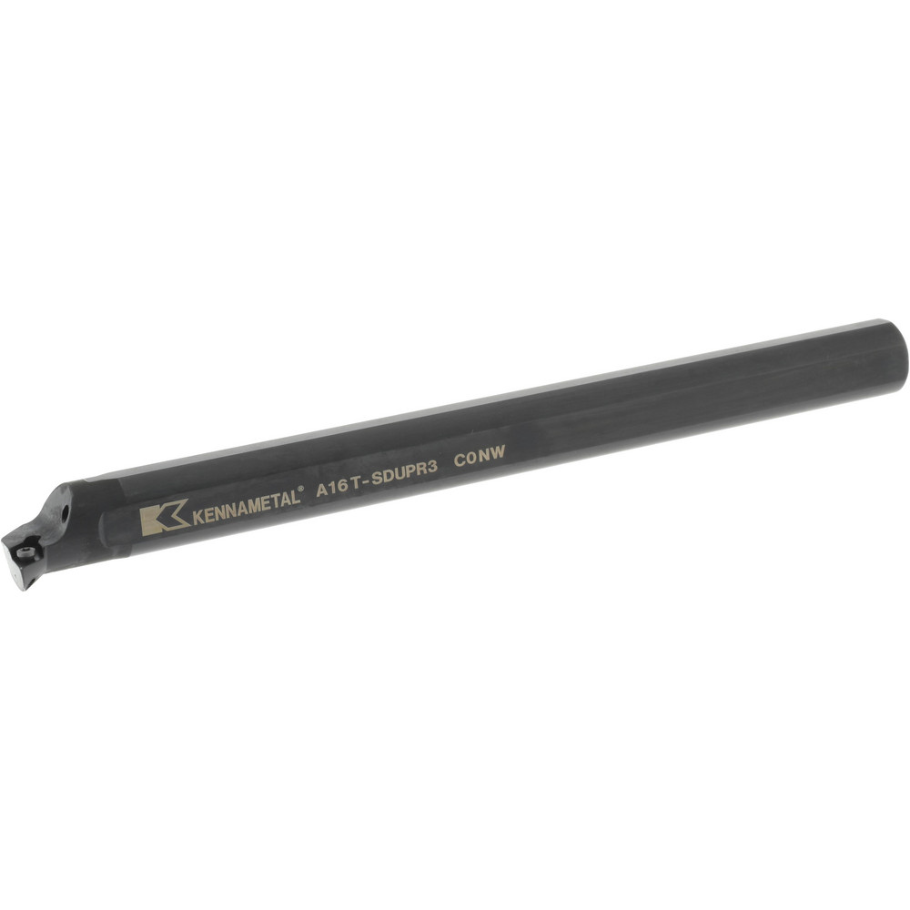 Kennametal Indexable Boring Bar: A16TSDUPR3, 33.02 mm Min Bore, Right Hand, 25.40 mm Shank Dia, -3 deg Lead, Steel - 1094697