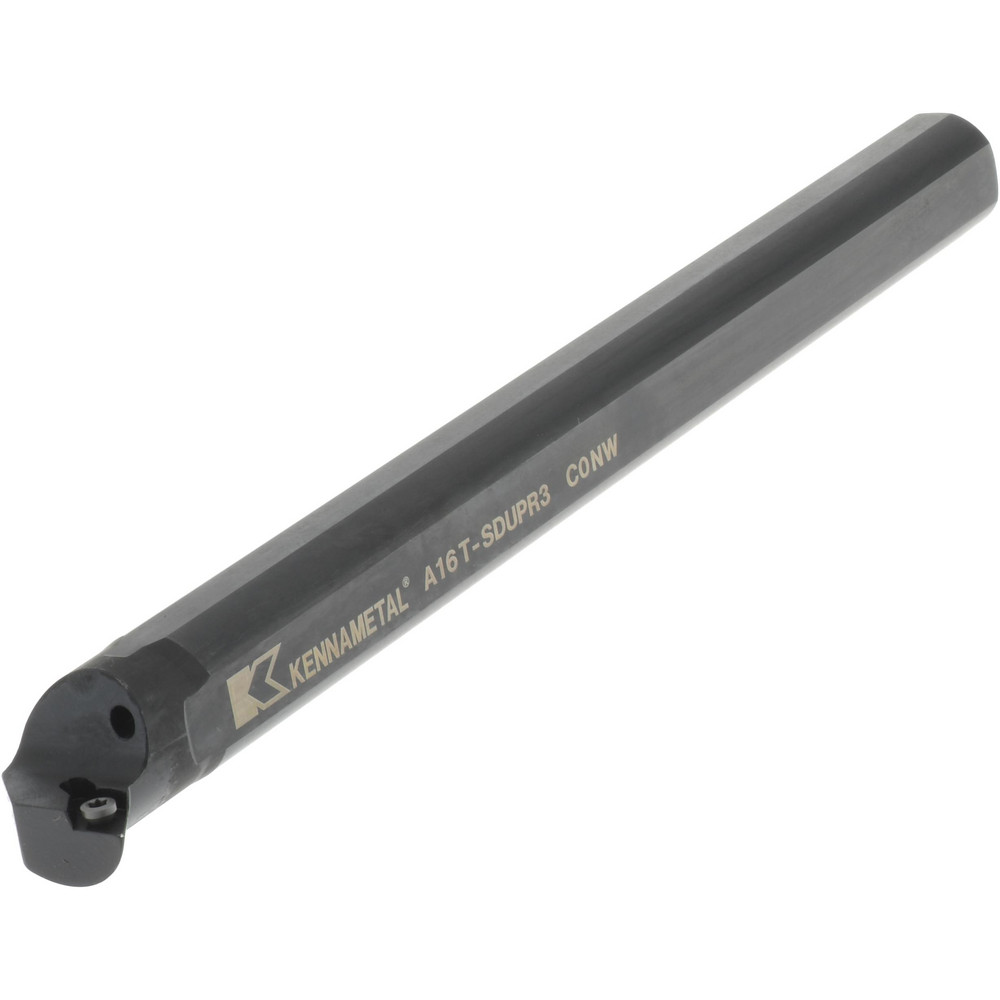 Kennametal Indexable Boring Bar: A16TSDUPR3, 33.02 mm Min Bore, Right Hand, 25.40 mm Shank Dia, -3 deg Lead, Steel - 1094697