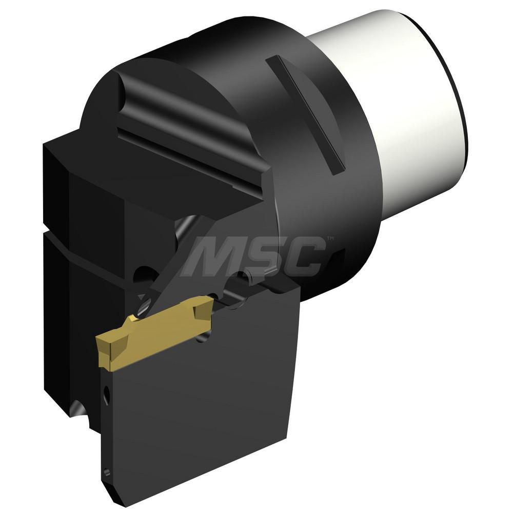 Sandvik Coromant Modular Grooving Head: Right Hand, Cutting Head, System Size C4, Uses N123 Size G Inserts - 6537265
