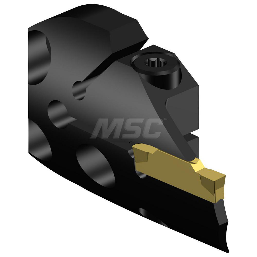 Sandvik Coromant Modular Grooving Head: Right Hand, Cutting Head, System Size C4, Uses N123 Size G Inserts - 6537265