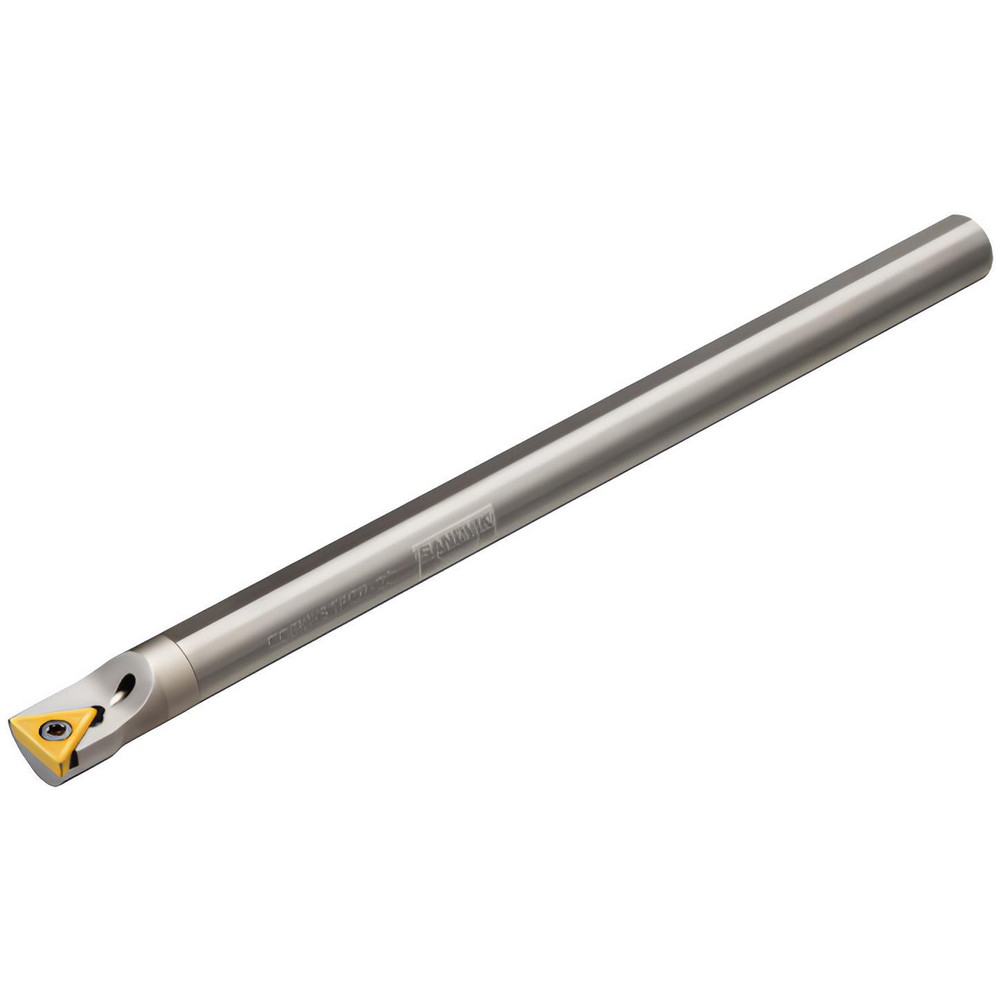 Sandvik Coromant Indexable Boring Bar: C06M-STFCL-2C, 0.5000" Min Bore, Left Hand, -1 deg Lead, Solid Carbide - 5726679
