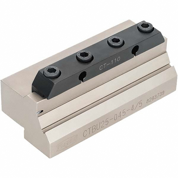 Tungaloy Tool Block Style CTBU-CHP, 4.331" OAL, Indexable Cutoff Blade Tool Block - 6734892
