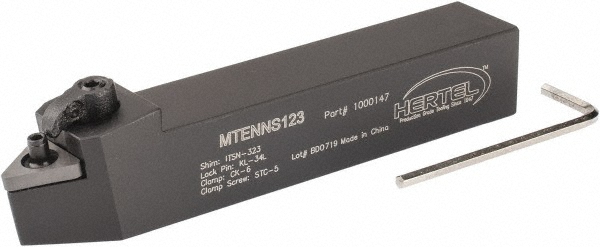 Kennametal Indexable Turning Toolholder: MTENNS103, Clamp & Screw - 1096351