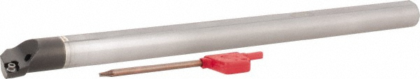 Kennametal Indexable Boring Bar: E10SCLPR2 KWH, 19.56 mm Min Bore, Right Hand, 15.88 mm Shank Dia, -5 deg Lead, Solid Carbide - 1152728