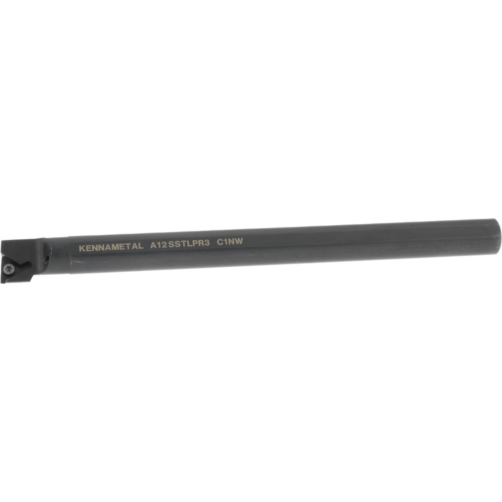 Hertel Indexable Boring Bar: A12SCFPR3, 23.62 mm Min Bore, Right Hand, 19.05 mm Shank Dia, Steel - 7000413