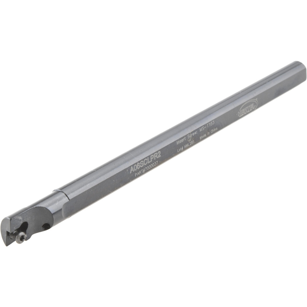 Hertel Indexable Boring Bar: E06STLPR2 KWH, 12.19 mm Min Bore, Right Hand, 9.53 mm Shank Dia, Solid Carbide - 7000482