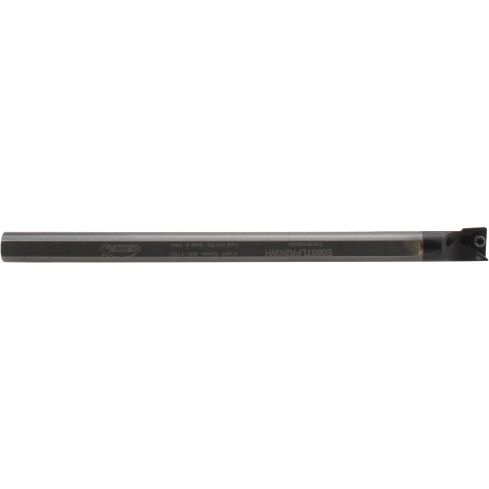 Hertel Indexable Boring Bar: E06STLPR2 KWH, 12.19 mm Min Bore, Right Hand, 9.53 mm Shank Dia, Solid Carbide - 7000482