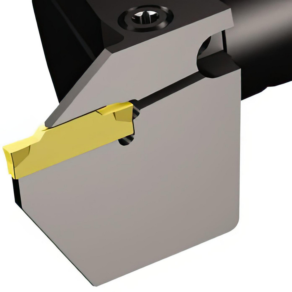 Sandvik Coromant Modular Grooving Head: Right Hand, Cutting Head, System Size C4, Uses Cx-R/LF123..B Inserts - 5846674