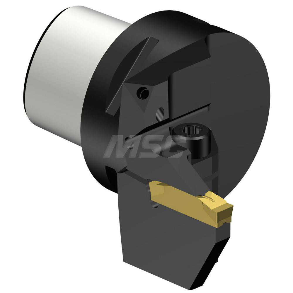 Sandvik Coromant Modular Grooving Head: Right Hand, Cutting Head, System Size C4, Uses Cx-R/LF123..B Inserts - 5846674