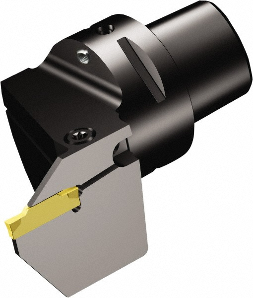 Sandvik Coromant Modular Grooving Head: Right Hand, Cutting Head, System Size C4, Uses Cx-R/LF123..B Inserts - 5846674