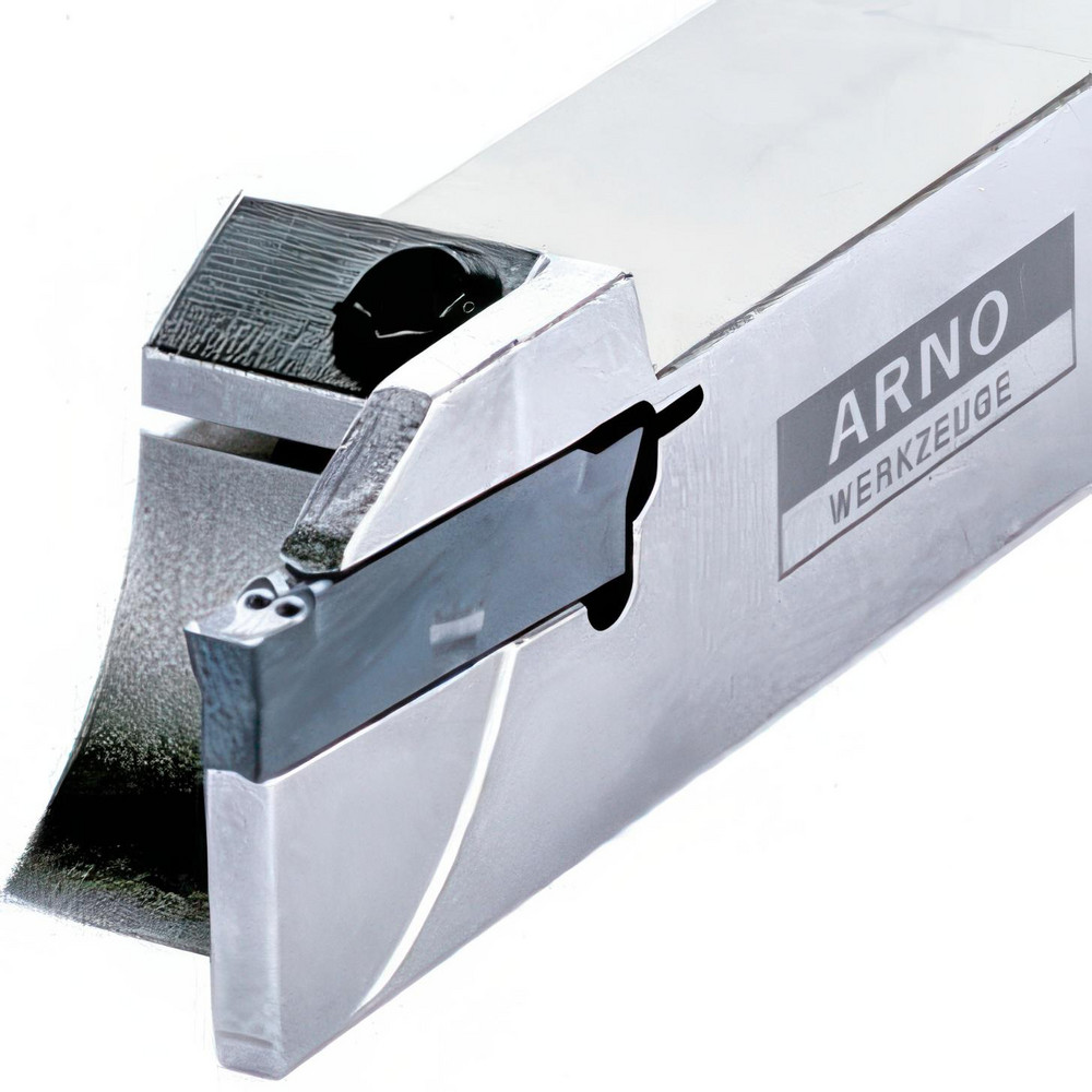 Arno Indexable Grooving-Cutoff Toolholder: HSA1616L-SA24015-32, 1.5 mm Min Groove Width, 16 mm Max Depth of Cut, Left Hand - 501198