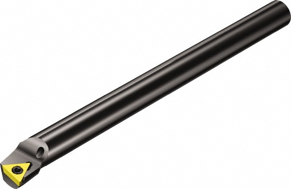 Sandvik Coromant Indexable Boring Bar: A04F-STFCR1.2, 8.70 mm Min Bore, Right Hand, 6.35 mm Shank Dia, 0 deg Lead, Steel - 5721287