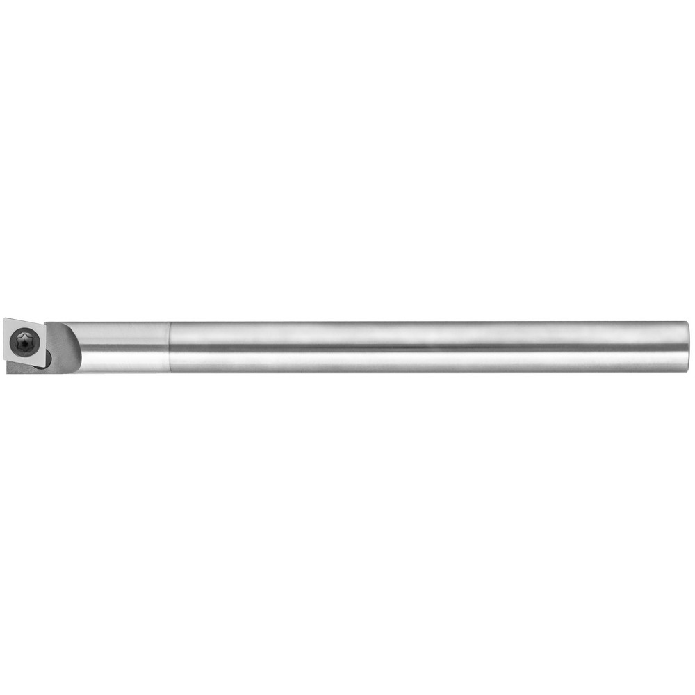 Scientific Cutting Tools Indexable Boring Bar: ACBC250F5L, 0.2860" Min Bore, Left Hand, 5 deg Lead, Solid Carbide (Shank) & Steel (Head) - ACBC250F5L