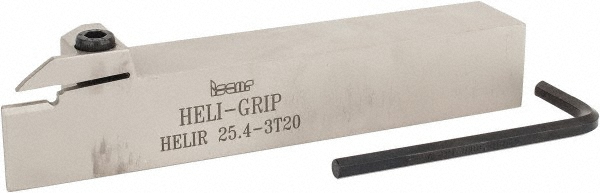 Ingersoll Cutting Tools Indexable Grooving Toolholder: TXFPR25.4, 0.472" Max Workpiece Dia - 6210638