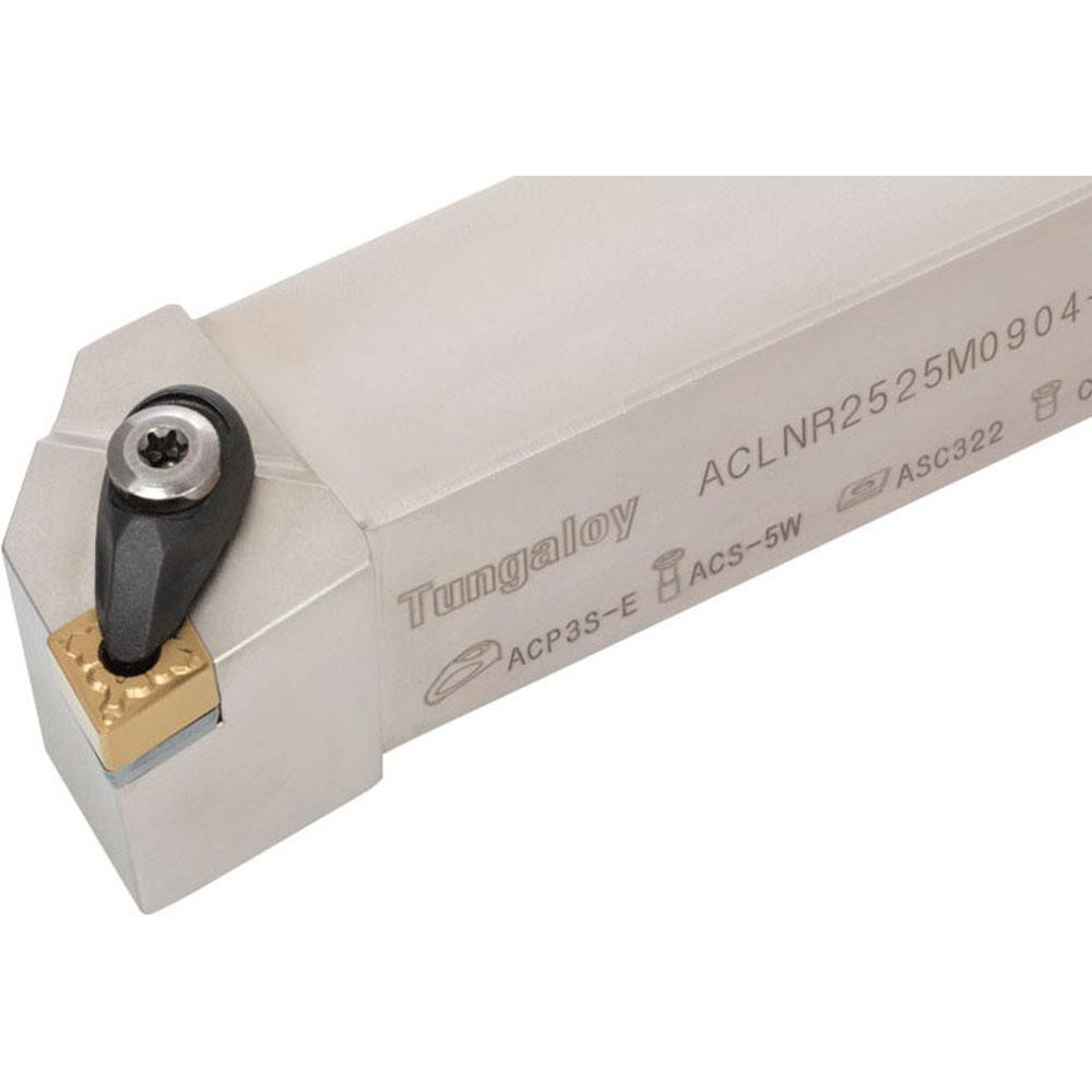 Tungaloy Indexable Turning Toolholder: ACLNR1233-A, 95.000 deg Lead Angle, Clamp - 6708734
