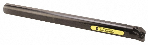 Kennametal Indexable Boring Bar: A24MCFNR4, 44.70 mm Min Bore, Right Hand, 38.10 mm Shank Dia, Steel - 1808206