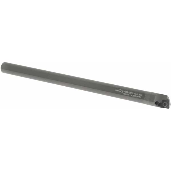 Hertel Indexable Boring Bar: HBBQ-C375R5-6.0-438, 0.4380" Min Bore, Right Hand, Solid Carbide - H59870113