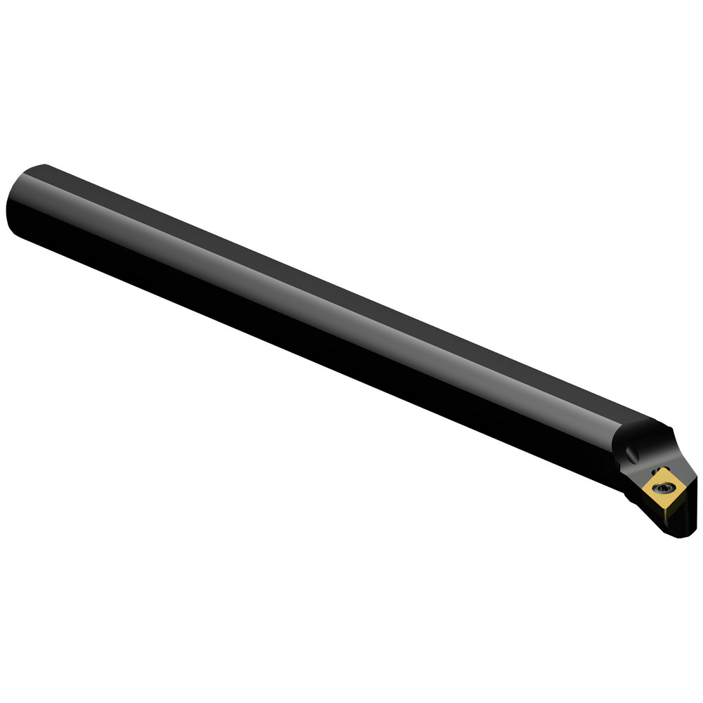 Sandvik Coromant Indexable Boring Bar: A08M-SDQCL2, 0.7283" Min Bore, Left Hand, -17.5 deg Lead, Steel - 5721299