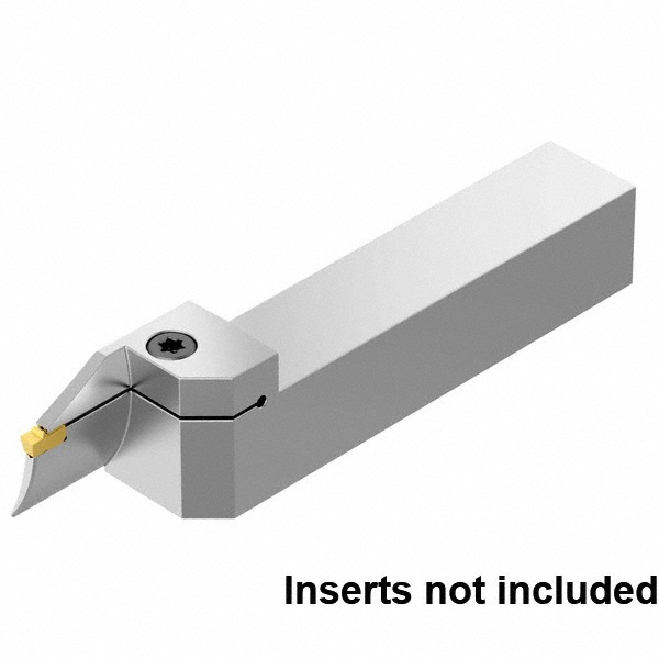 Kennametal Indexable Grooving-Cutoff Toolholder: EVSBR160312250350C, 3 mm Min Groove Width, 12 mm Max Depth of Cut, Right Hand - 6080493
