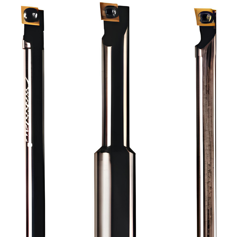 Seco Indexable Boring Bar: H0408STLDR-1.2, 0.3000" Min Bore, Right Hand, -5 deg Lead, Heavy Metal - 00057666
