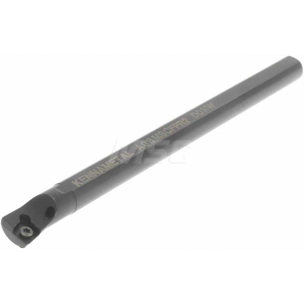 Kennametal Indexable Boring Bar: A06MSCFPR2, 12.19 mm Min Bore, Right Hand, 9.53 mm Shank Dia, Steel - 1094725