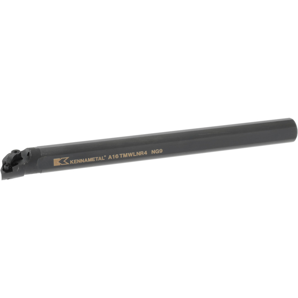 Kennametal Indexable Boring Bar: A24MWLNR4D, 1.8100" Min Bore, Right Hand, 5 deg Lead, Steel - 1096378