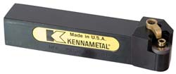 Kennametal Indexable Turning Toolholder: MRGNRC244D, Clamp & Screw - 1096646