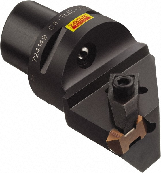 Sandvik Coromant Modular Grooving Head: Left Hand, Blade Holder Head, C4 System Size - 5728421