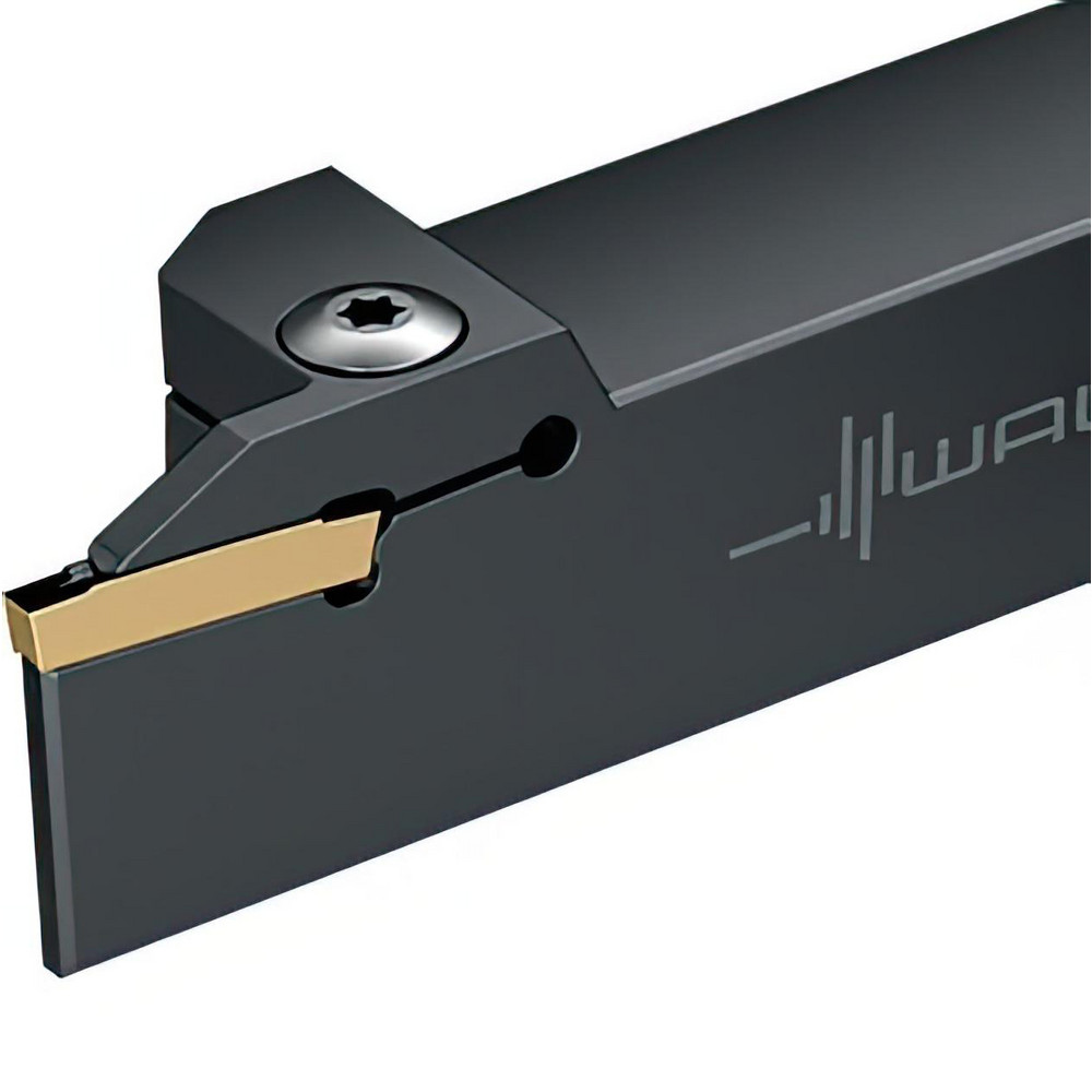 Walter Indexable Grooving-Cutoff Toolholder: G1011.16L-3T21GX24, 3 to 3.18 mm Groove Width, 21.01 mm Max Depth of Cut, Left Hand - 5622792
