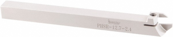 Iscar Indexable Grooving Toolholder: PHSR 12.7-2.4, External, Right Hand, 1" Max Workpiece Dia - 2800754