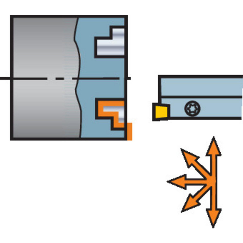 Sandvik Coromant Modular Grooving Cutting Unit Heads: 70, 1.5748, 40.00, 0.2360 - 8359229