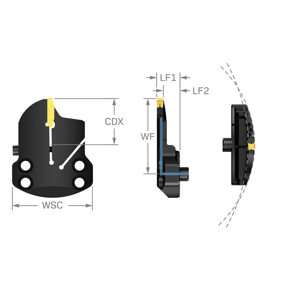 Sandvik Coromant Modular Grooving Cutting Unit Heads: 70, 1.5748, 40.00, 0.2360 - 8359229