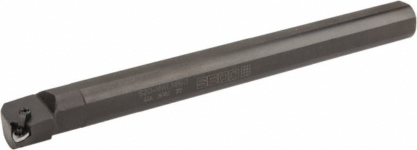 Dorian Tool Indexable Boring Bar: S20U-MWLNR-4, 1.5300" Min Bore, Right Hand, 5 deg Lead, Steel - 73310155326