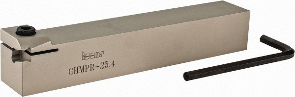 Ingersoll Cutting Tools Indexable Grooving Toolholder: TGFPL25.4-4, 0.378" Max Workpiece Dia - 2830033