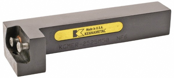 Kennametal Indexable Grooving Toolholder: KGMER2050N, Right Hand - 1617592