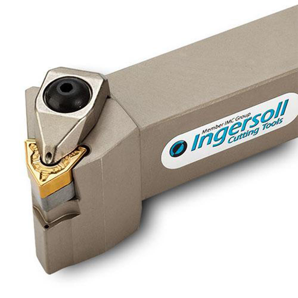 Ingersoll Cutting Tools Indexable Turning Toolholder: TWLNL12-4B-TB, 95.0 deg Lead Angle, Clamp - 6187239